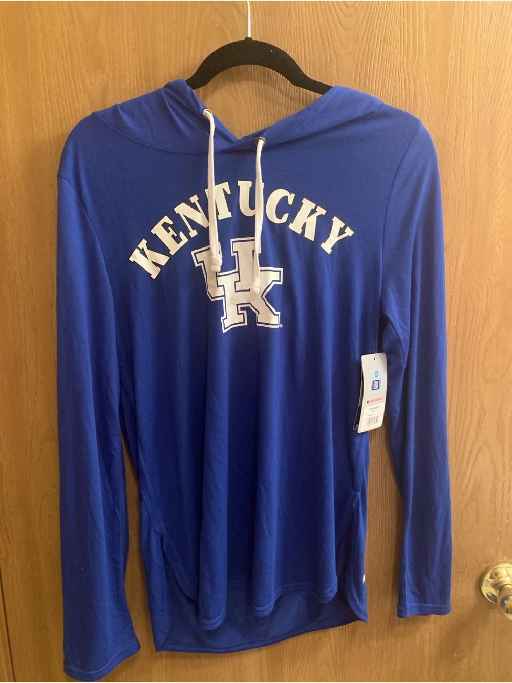 Colosseum Women's Kentucky Wildcats Hooded Long Sleeve Tshirt